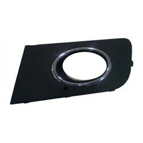 Griglia paraurti anteriore con cornice fendinebbia cromata sx