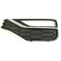 Griglia paraurti anteriore con foro fendinebbia con modanatura cromata sx