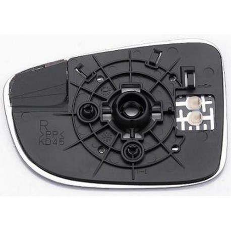 Piastra specchietto termica con vetro lato passeggero - dx