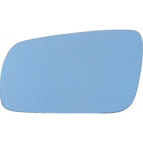 Piastra specchietto termica con vetro lungo asferico blu lato guida - sx