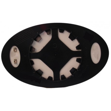 Piastra specchietto termica con vetro piano lato guida - sx