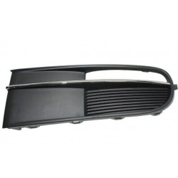 Griglia paraurti anteriore chiusa con profilo cromato dx