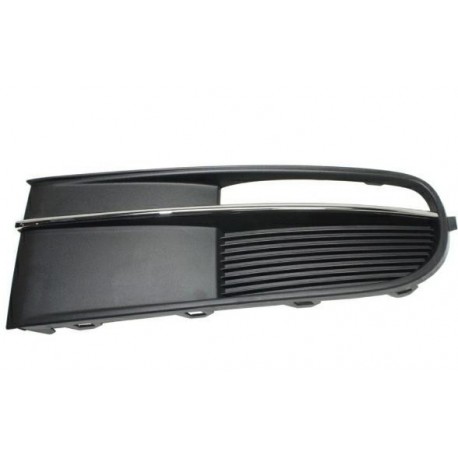 Griglia paraurti anteriore chiusa con profilo cromato dx