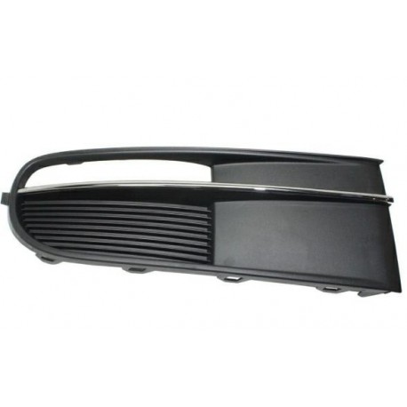 Griglia paraurti anteriore chiusa con profilo cromato sx
