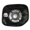 Piastra specchietto termica con vetro piano lato guida - sx