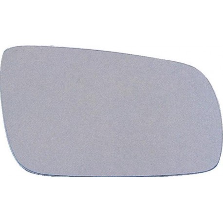 Piastra specchietto termica con vetro piccolo curvo blu lato passeggero - dx