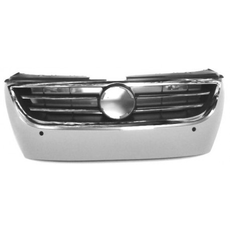 Griglia mascherina radiatore cromata con fori sensori