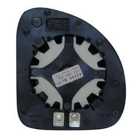 Piastra specchietto termica con vetro superiore lato guida - sx