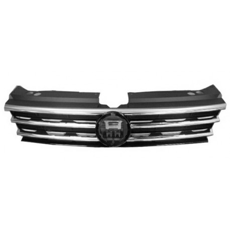 Griglia mascherina radiatore con 3 profili cromati