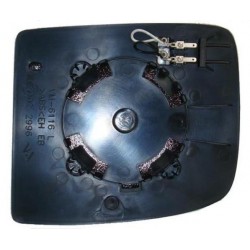 Piastra specchietto termica con vetro superiore Note:versione doppio vetro lato guida - sx