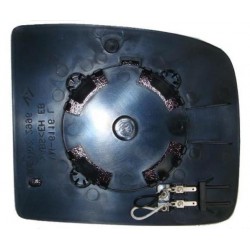 Piastra specchietto termica con vetro superiore Note:versione doppio vetro lato passeggero - dx