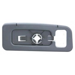 Piastra specchietto Tipo piastra inferiore termica con vetro lato guida - sx