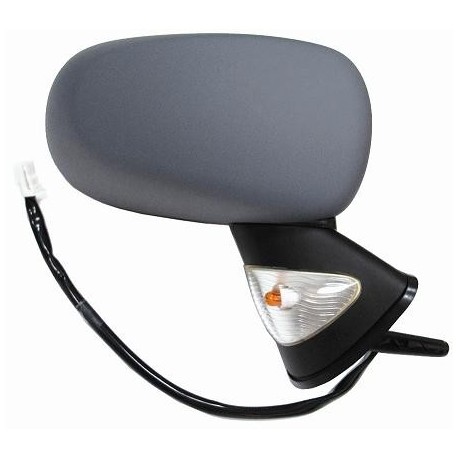 Retrovisore elettrico asferico con freccia bianca verniciabile dal 2006 in poi dx