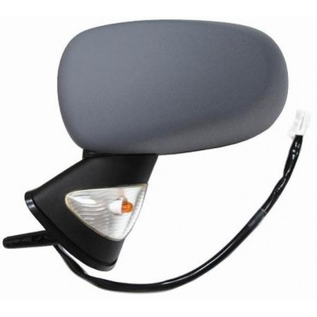 Retrovisore elettrico asferico con freccia bianca verniciabile dal 2006 in poi sx