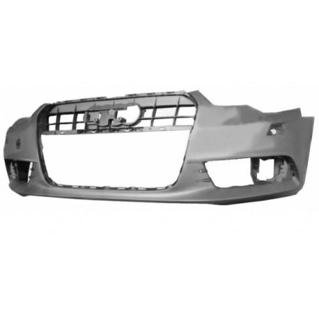 Paraurti anteriore verniciabile con fori lavafari e park distance control