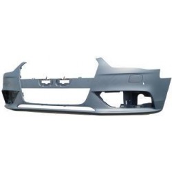 Paraurti anteriore verniciabile con fori lavafari e sensori