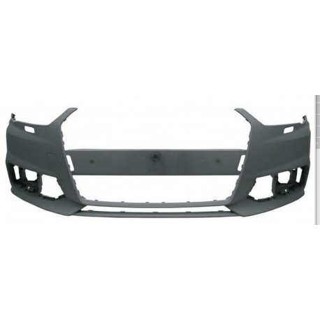 Paraurti anteriore verniciabile con fori lavafari