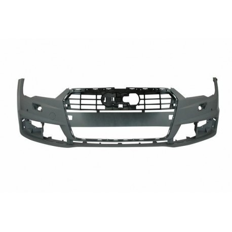 Paraurti anteriore verniciabile con fori lavafari e sensori