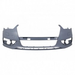 Paraurti anteriore verniciabile con fori lavafari e 4 tracce fori sensori