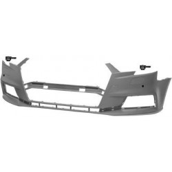 Paraurti anteriore verniciabile completo di fori park distance control con tracce fori park assist