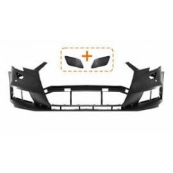 Paraurti anteriore verniciabile con fori lavafari e park distance control con tracce fori park assist