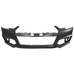 Paraurti anteriore verniciabile con fori lavafari e sensori versione S-Line