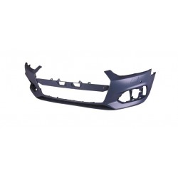 Paraurti anteriore verniciabile con fori lavafari e sensori