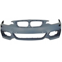 Paraurti anteriore verniciabile con fori lavafari e sensori versione M-Tech