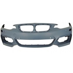 Paraurti anteriore verniciabile con fori lavafari e 6 fori sensori