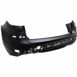 Paraurti posteriore verniciabile con fori park distance control