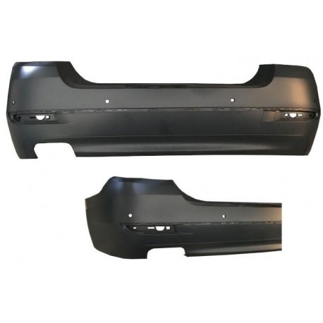 Paraurti posteriore verniciabile con fori sensori e fori modanatura versione Modern