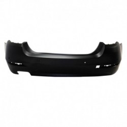 Paraurti posteriore verniciabile con fori sensori con doppio scarico sinistro