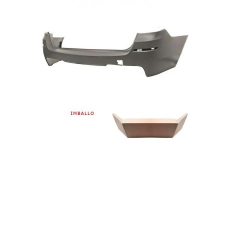 Paraurti posteriore verniciabile versione M-Tech
