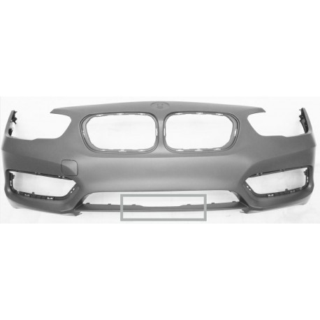 Paraurti anteriore verniciabile con tracce lavafari park distance control e park assist versione Basis