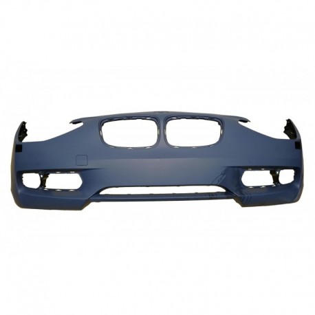 Paraurti anteriore verniciabile con fori lavafari tracce fori park distance control e park assist versione base
