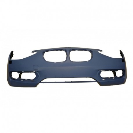 Paraurti anteriore verniciabile con fori lavafari e tracce fori park distance control e park assist versione Urban - Sport