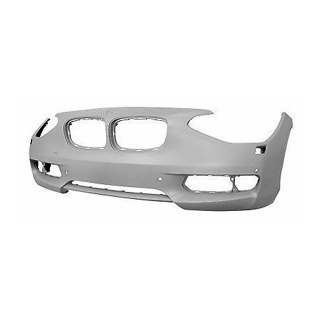 Paraurti anteriore verniciabile con fori lavafari e fori park distance control