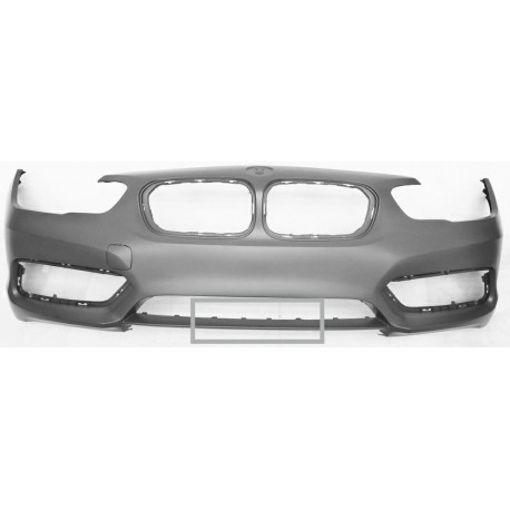Paraurti anteriore verniciabile con tracce fori lavafari park distance control e park assist versione Basis
