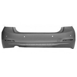 Paraurti posteriore verniciabile con fori sensori e 1 foro marmitta versione Luxury - Sport