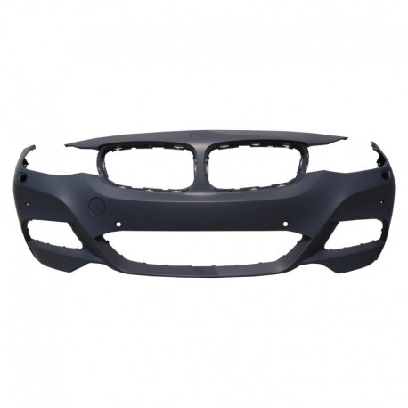 Paraurti anteriore verniciabile con fori lavafari e park distance control versione M-Tech