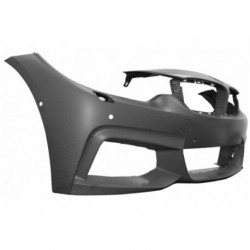 Paraurti anteriore verniciabile con fori lavafari e park distance control e telecamera versione M-Tech