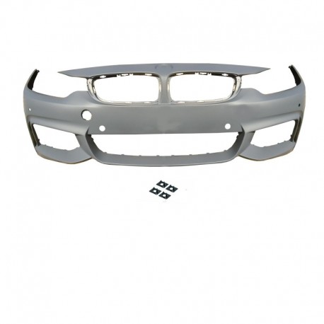 Paraurti anteriore verniciabile con fori park distance control e telecamera versione M-Tech
