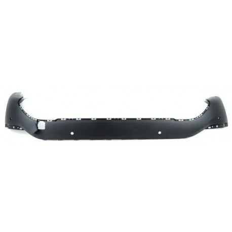 Paraurti posteriore inferiore nero con fori park distance control