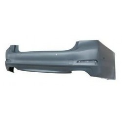 Paraurti posteriore verniciabile con fori park distance control e park assist con scarichi grandi versione Basis