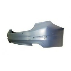 Paraurti posteriore verniciabile con fori park distance control e park assist con scarichi grandi versione Luxury - Sport