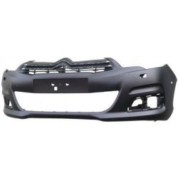 Paraurti anteriore verniciabile con fori lavafari e sensori