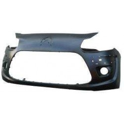 Paraurti anteriore verniciabile con fori fendinebbia con fori modanatura