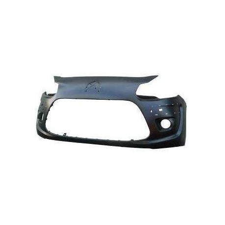 Paraurti anteriore verniciabile con fori fendinebbia con fori modanatura