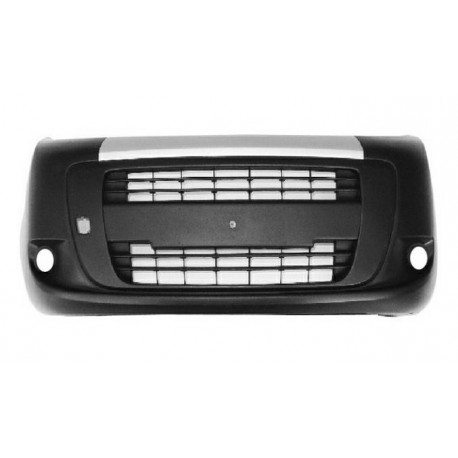 Paraurti anteriore con fori fendinebbia e fascia grigia