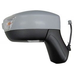 Retrovisore elettrico termico asferico con freccia e luce di cortesia verniciabile dx